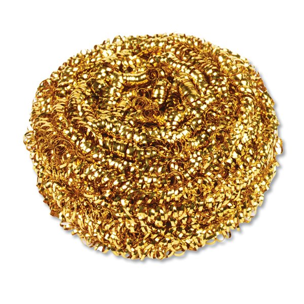 Kurly Kate Brass Scrubber, PK72 7380550